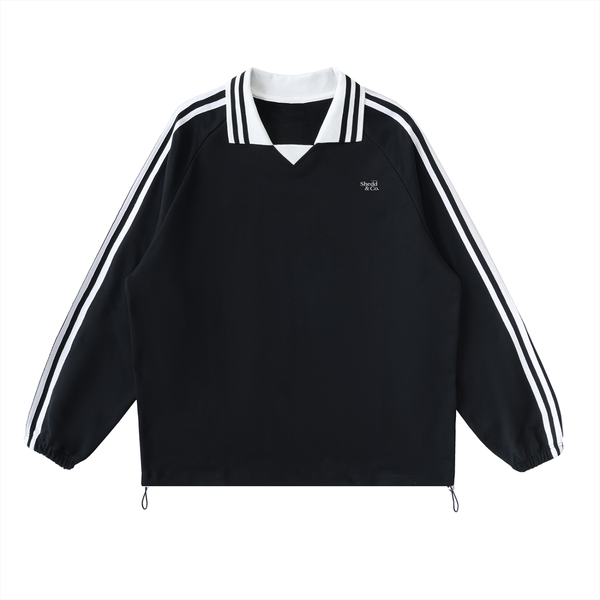 Shedd & Co Contrast Lapel Sweatshirt