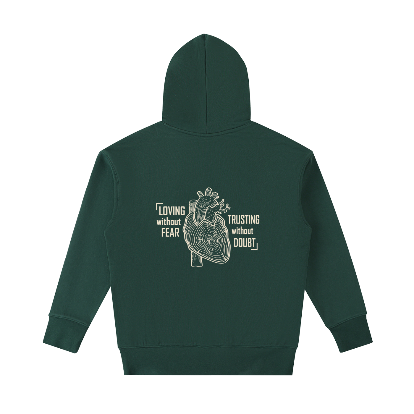 secure attachment hoodie
