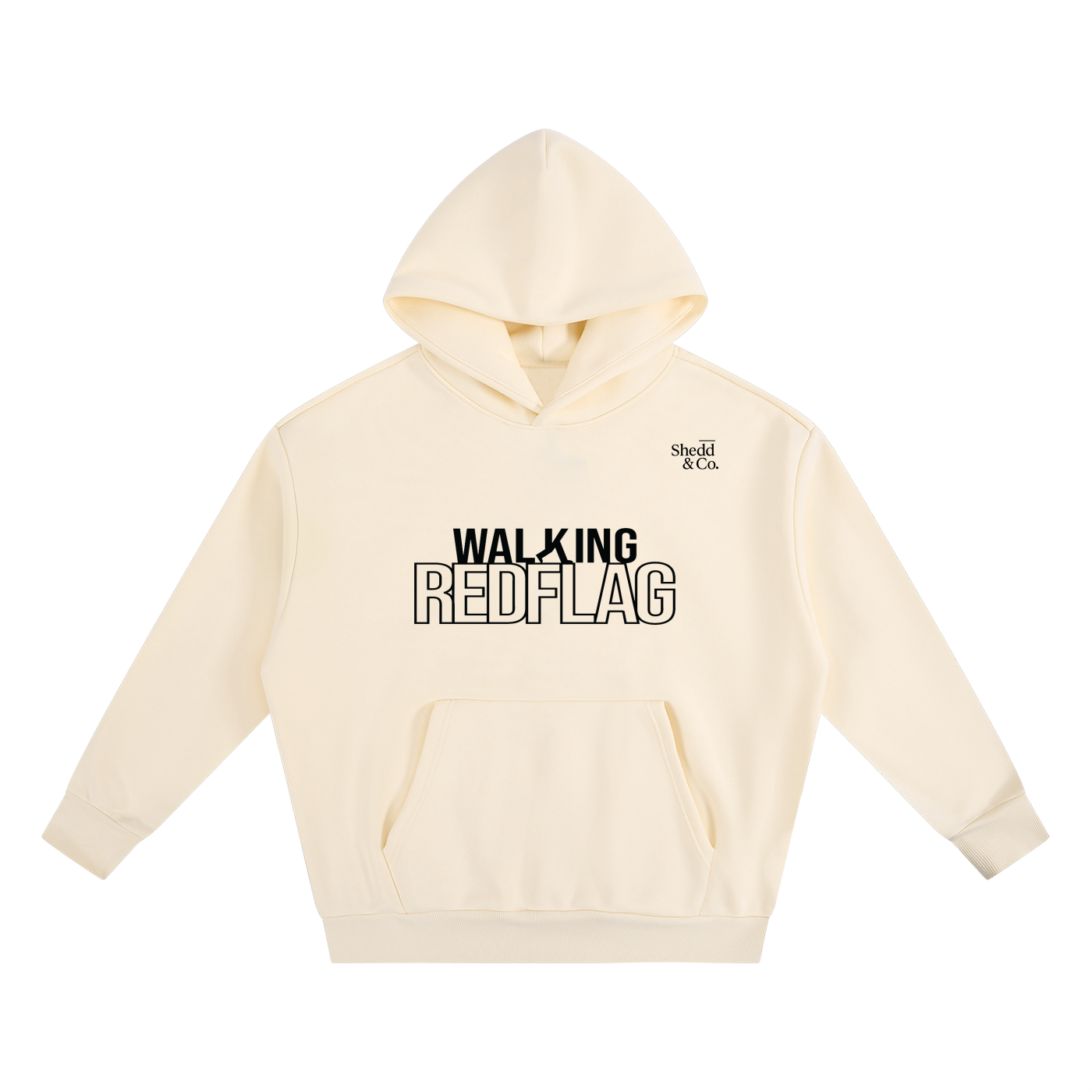 Shedd & Co Walking Red Flag Hoodie