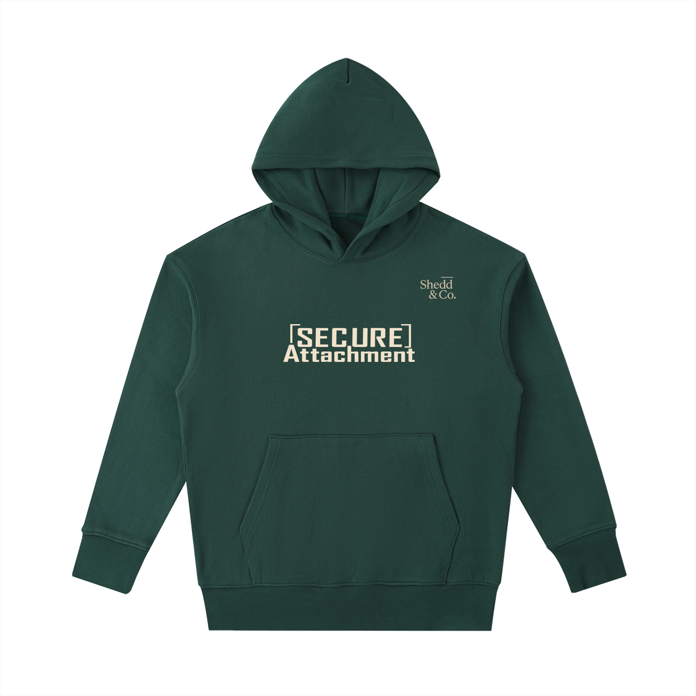 secure attachment hoodie