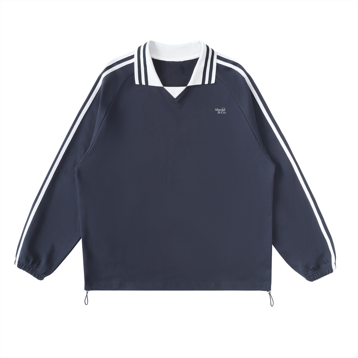 Shedd & Co Contrast Lapel Sweatshirt