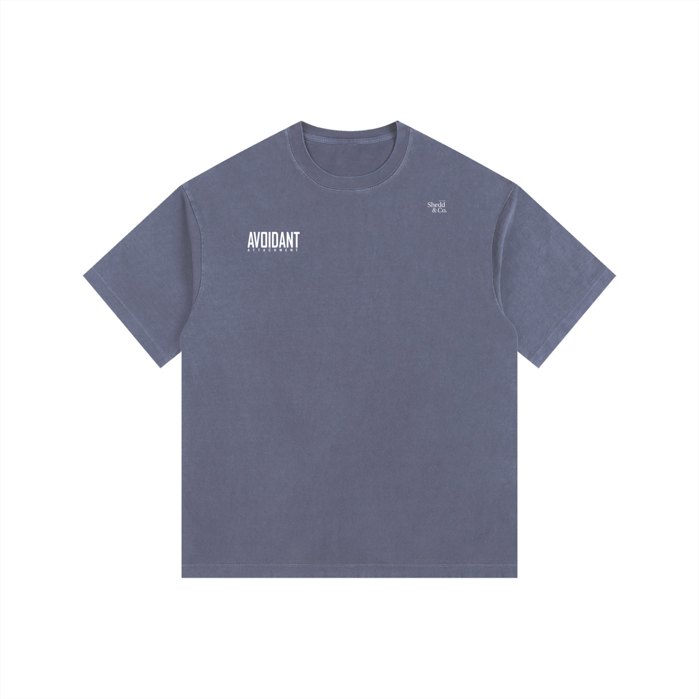 Shedd & Co. Avoidant Attachment Vintage Washed Oversized Cotton T-Shirt