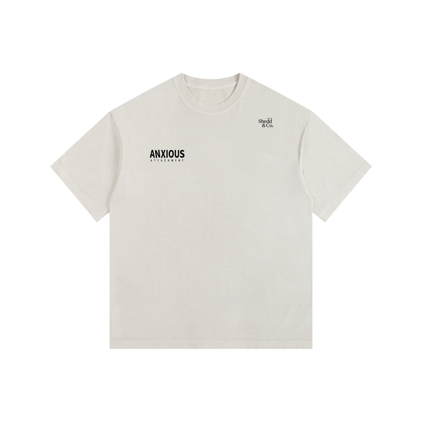 Shedd & Co. Anxious Attachment Vintage Washed Oversized Cotton T-Shirt