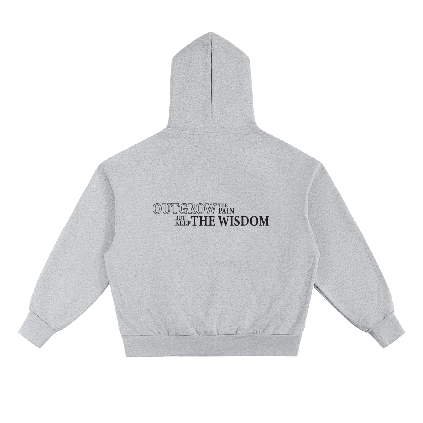 Outgrow the Pain Hoodie,Healing Hoodie,Emotional Growth Hoodie,Oversized Streetwear,Conscious Apparel,Self Awareness Hoodie,Mindful Fashion,Healing Fashion,Growth Mindset Hoodie,Empowerment Streetwear