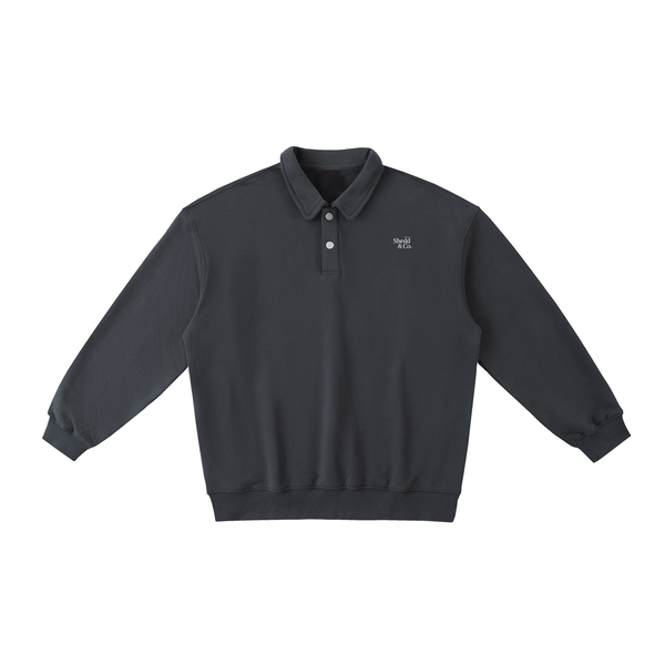 Shedd & Co Heavyweight Polo Sweatshirt